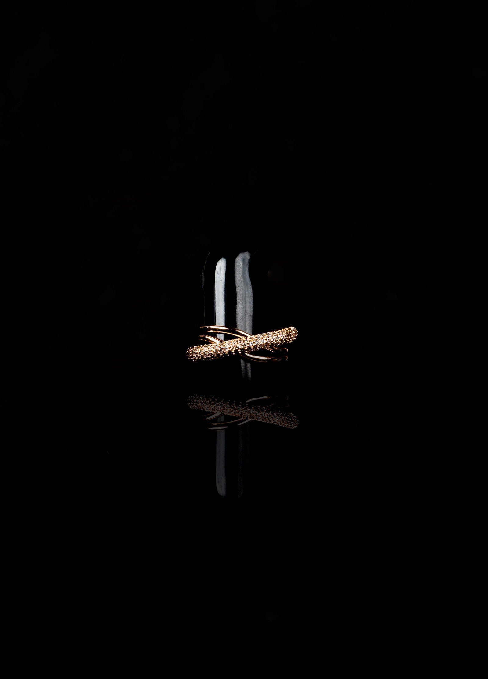Mayrake Copper Plated Finger Ring with AD - Mayrake.in