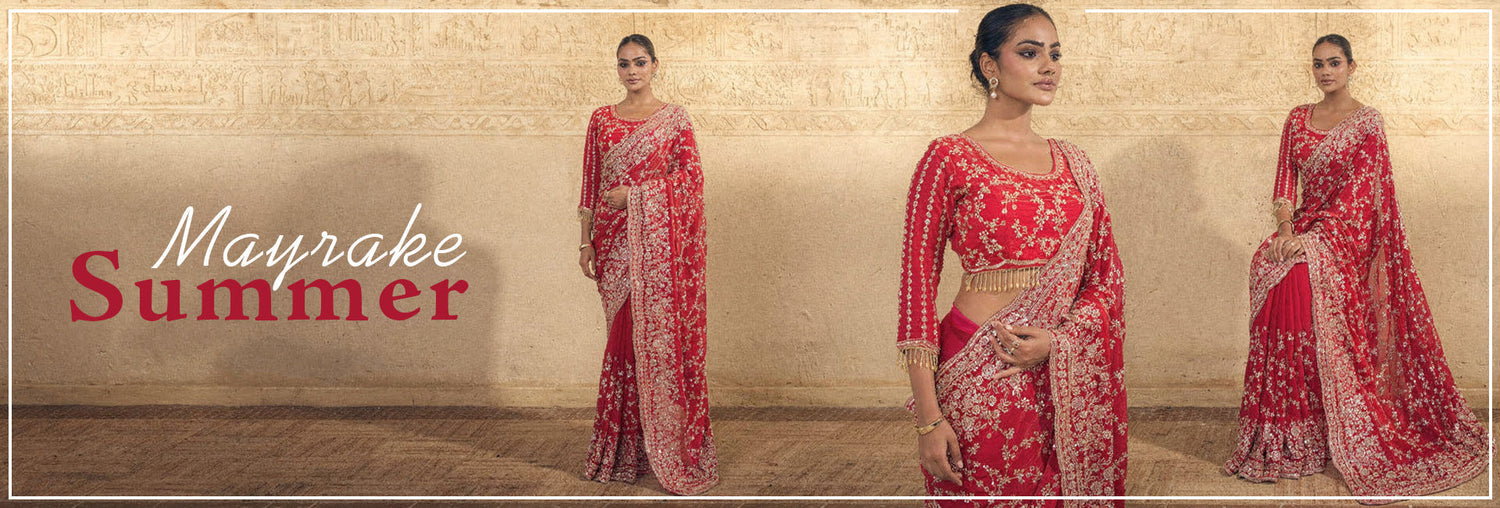 Buy Sequin Saree Online USA: Discover Mayrake's Stunning Collections