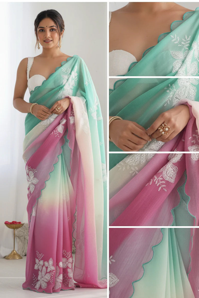 GreenMagentaSilkSaree_8