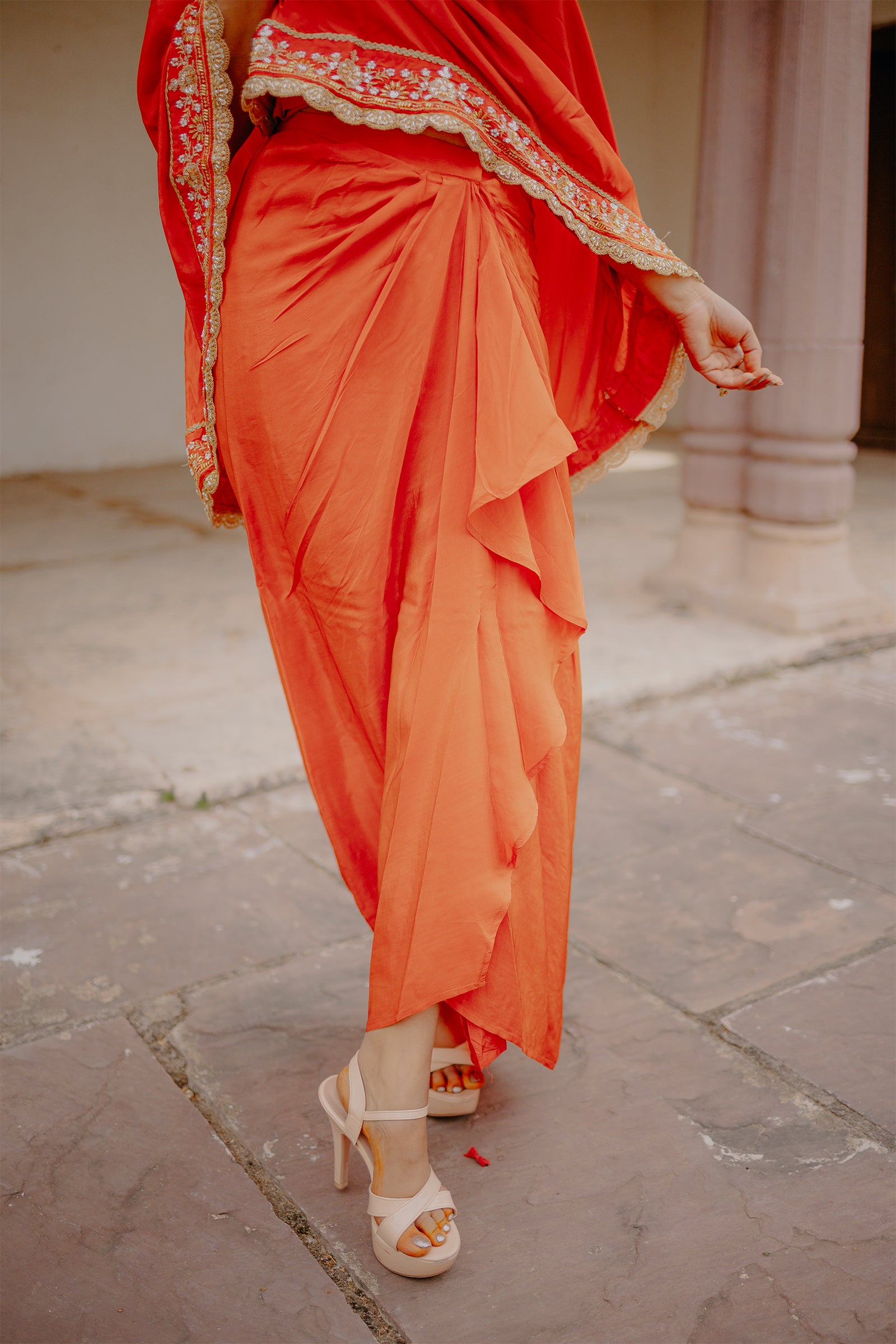 Orange_Crepe_Silk_3-Piece_Indo-Western_Dhoti_Pattern_Set_with_Top_0001_4